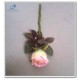 Silk rose bud short stem