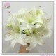 real touch lily bouquets