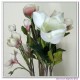Real touch flowers Magnolia Silk flowers Magnolia artificial flower magnolia Spray 
