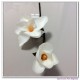  Artificial flowers Magnolia real touch PU Magnolia Spray