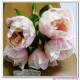 real touch peony bouquets